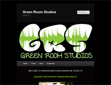 Tablet Screenshot of greenroomstudios.net